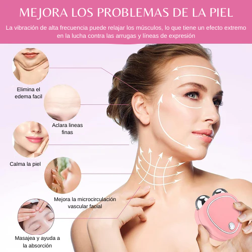 MASAJEADOR FACIAL MICROCORRIENTE EMS + ENVIO GRATIS